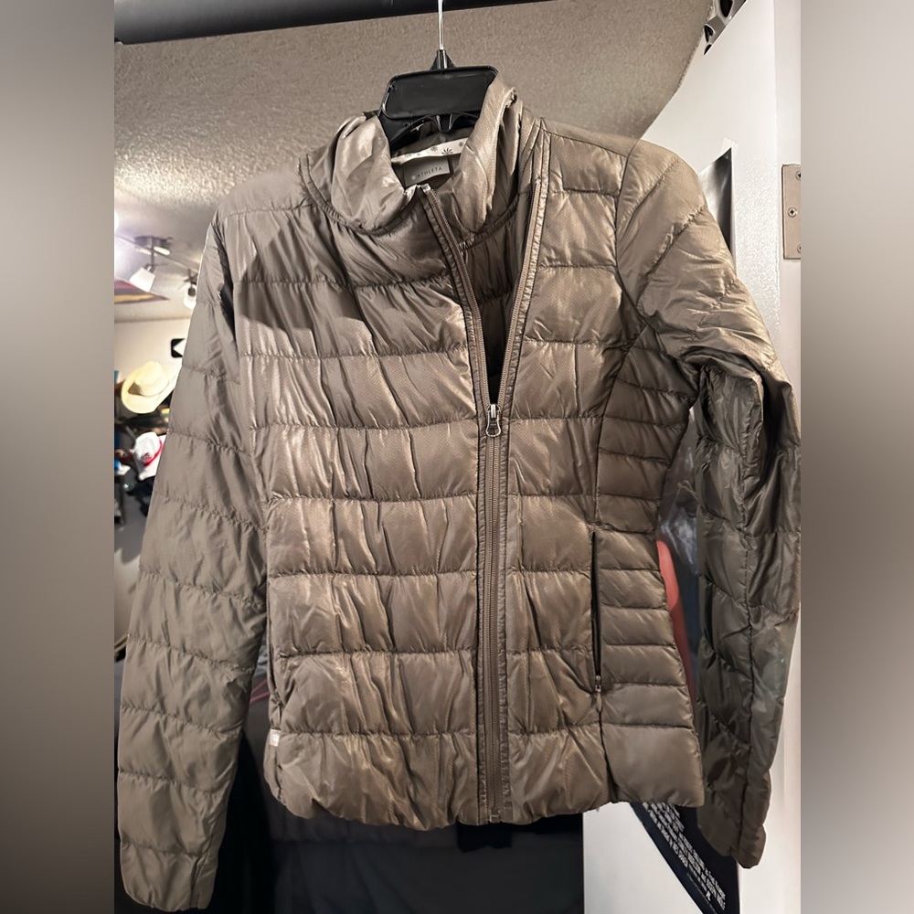 Athleta WOMENS Jacket green color